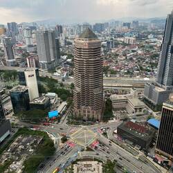 Views from the top of the twin towers