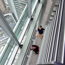 Sexy knees on the level below