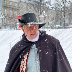 Our guide: Louis de Buade de Frontenac