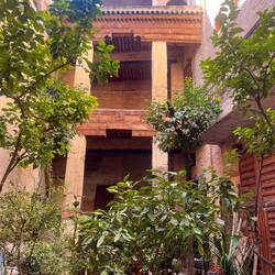 We were invited to look at the work these 2 French men are undertaking : rehabilitate a riad