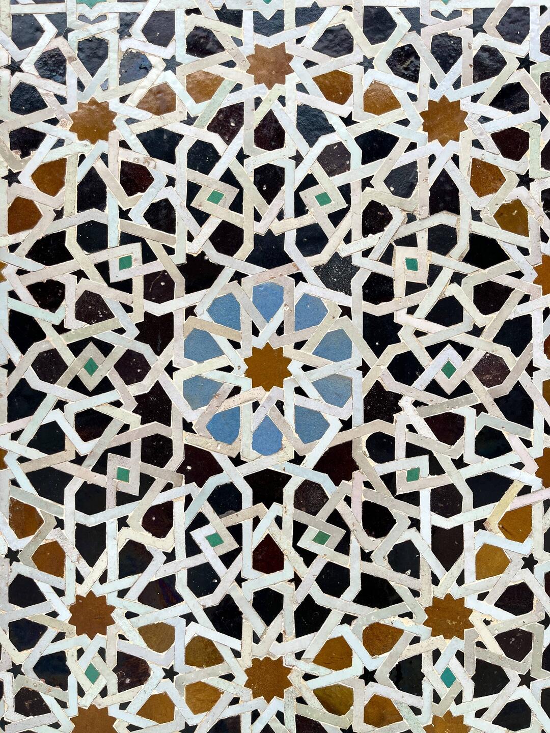 Intricate tile work
