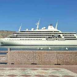 Die Privatyacht des Sultans.