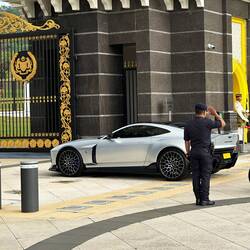 A highlight - we saw the King's car!