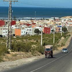 Souira Kedima - wir steuern den Hafen an