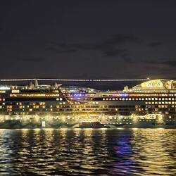 Als wir ankamen, war es schon dunkel