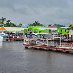 Der Hafen von Belize City