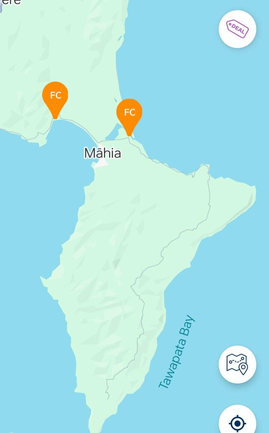 Voilà la carte. Nous étions dans le camping de droite