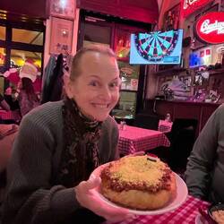 LANGOSH - delicious, but enough for all 3!