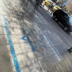 In Iran, enemy flags are printed on the floor for all to stomp on.