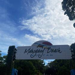 Der öffentliche Strand