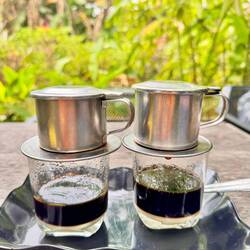 Vietnamesischer Kaffee zum Frühstück