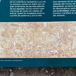 Dieses Relief zeigt die Siegerehrung nach einem Spiel.