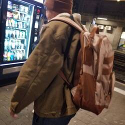 We neglected to tell Dad he would be "backpacking Europe".