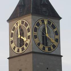 Clock towers in Switzerland are everywhere, for good reason I'm guessing.