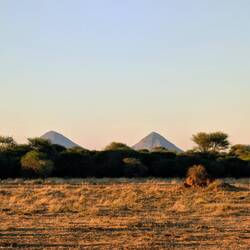 Omatako-Berge aus der Ferne