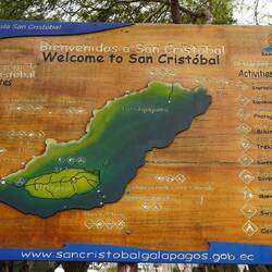 San Cristobal eine kleine Insel mit nur wenigen Einwohnern.