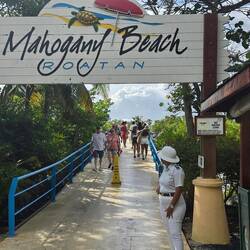 Eingang zum Privatstrand