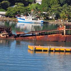 Da hat das Anlegemanöver wohl nicht geklappt.