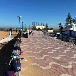 Eigentlich eine schöne Promenade - jedoch völlig heruntergekommen