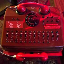 YES, that the Moscow hotline phone (actually it was a teletype)!