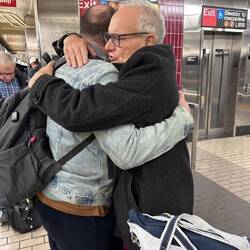 Goodbye son ...as we go to different subways