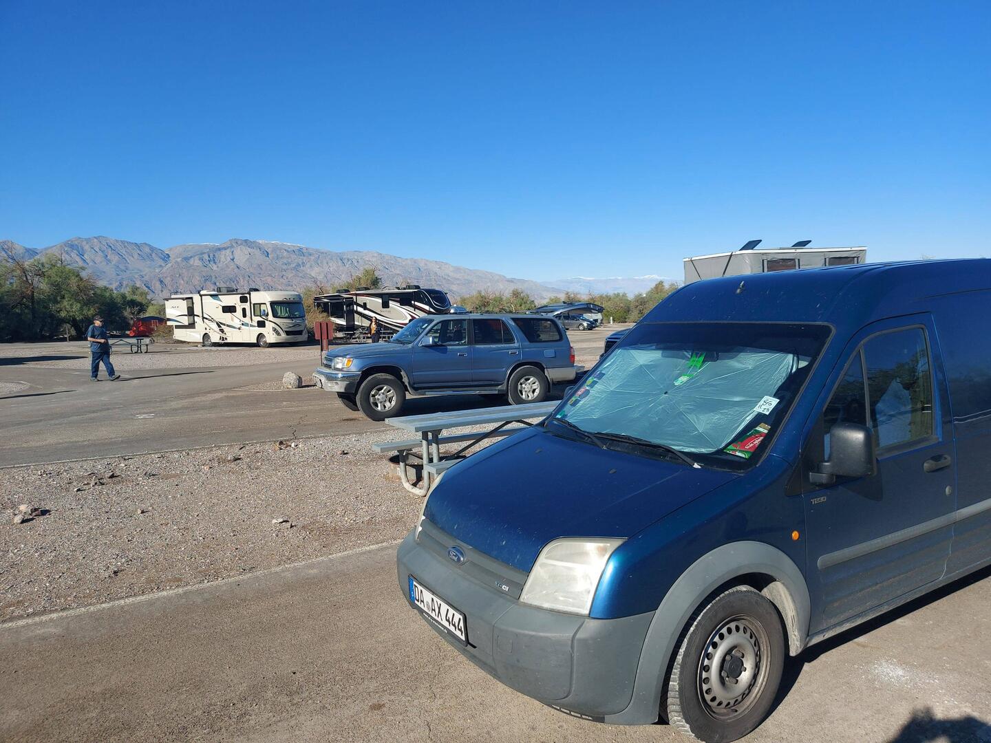 8 Uhr in Death Valley.