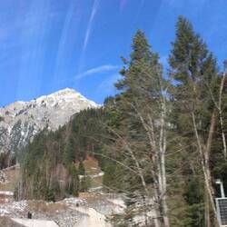 Once the fog lifted the view was grand.