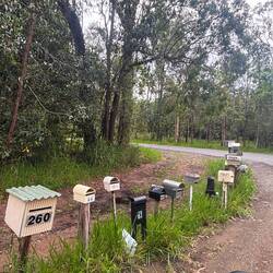 Postkästen im Nirgendwo