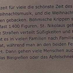 Mein 3. Türchen - Bräuche in Tschechien