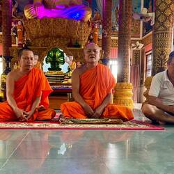 Die Zeremonie bei den Mönchen