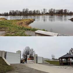 Starke Strömung an der Donau!