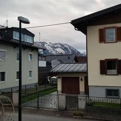 Out my bedroom window.