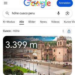 ...hoch zum "Nabel der Welt". So heisst Cusco übersetzt. Bekam sofort Herzrasen?An was das wohl lag?