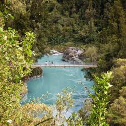 Great view of the river to the swing bridge