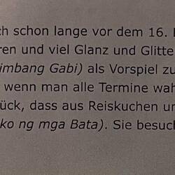Mein 4. Türchen - Philipinnen