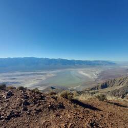 Badwater Basin von oben.