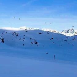 Alleine auf der Piste