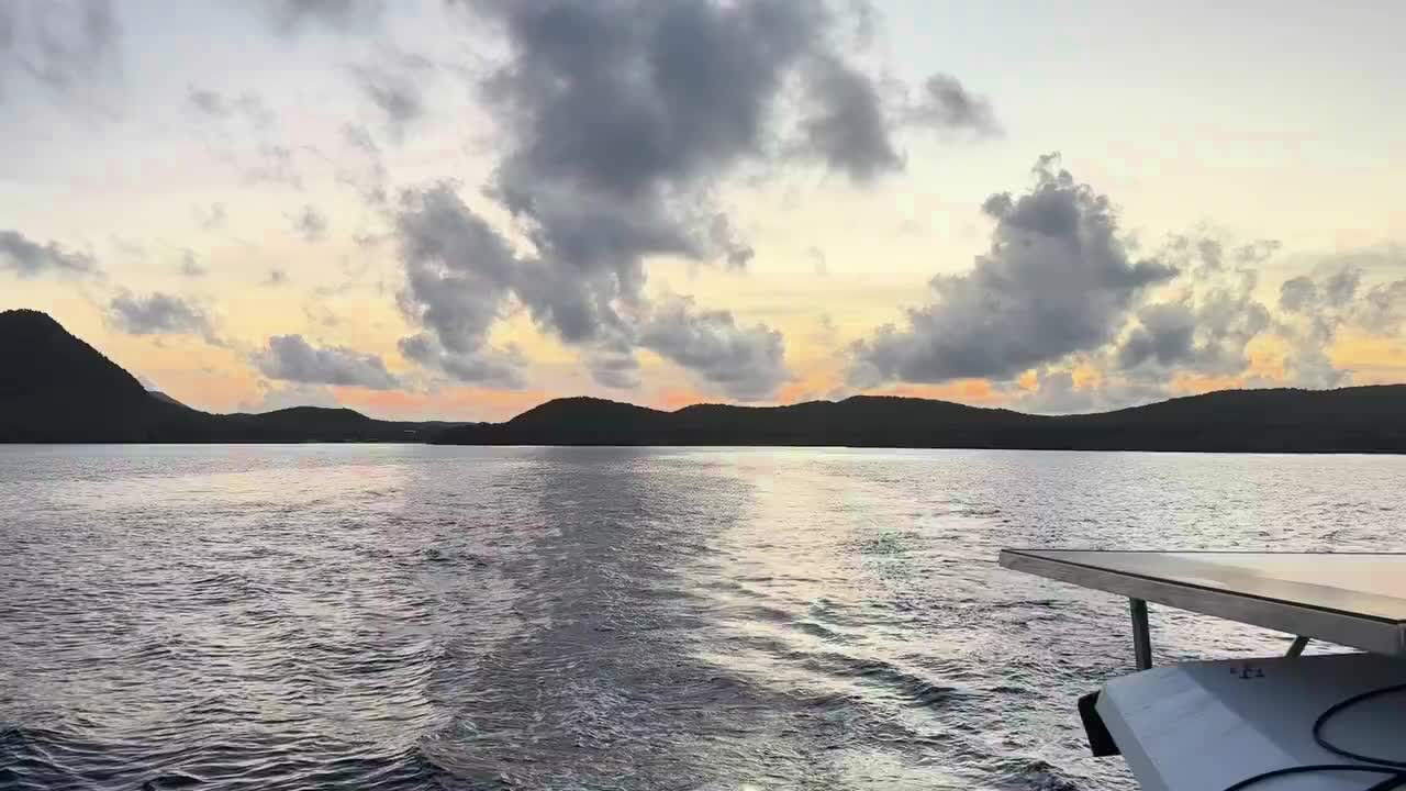 Aufbruch bei Sonnenaufgang