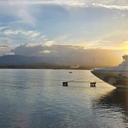 Kurz vor dem Ablegen