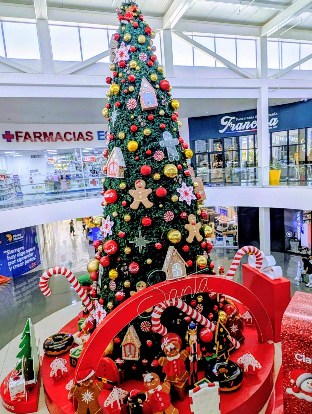 Weihnachten im Einkaufszentrum