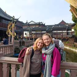Hier waren wir bei einem traditionell chinesischen Viertel!