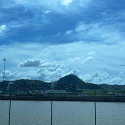 Panamakanal von der Landseite