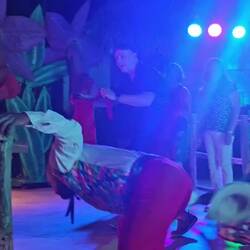 Lou showing off his bull skills