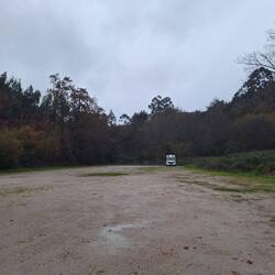 Schlaf und Duschplatz