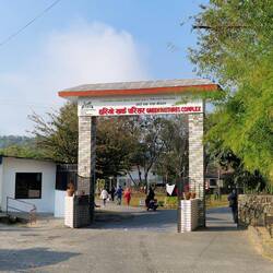 Entrance to Green Pastures hospital