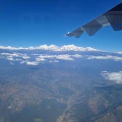 View from the plane.