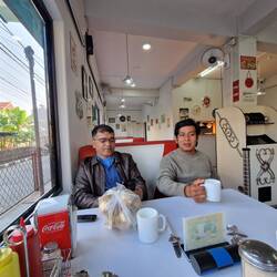 Rock and roll accompaniment.