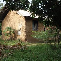 House actually made of mud walls