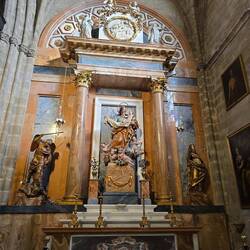 Das Bild zeigt das Retabel des Heiligen Josef