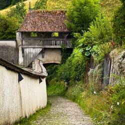 Idyllic scene — Gruyères, Switzerland.